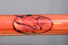 Eastern Red Cedar Native American Flute, Minor, Mid A-4, #L43AL (12)